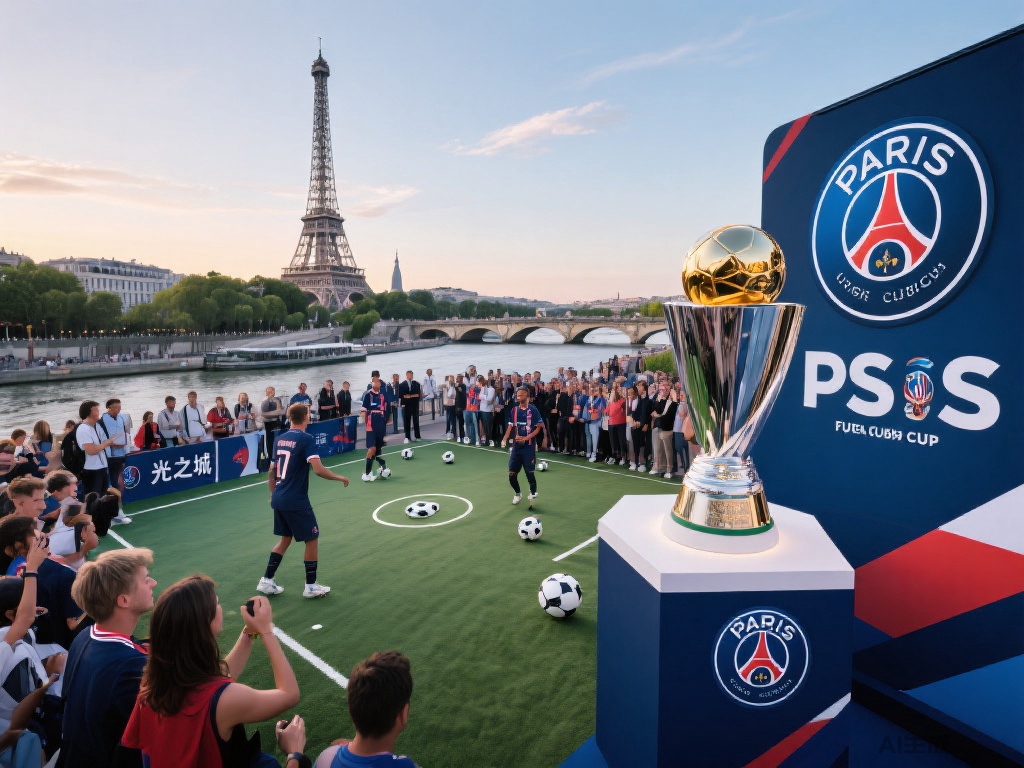 巴黎圣日耳曼欢迎国际足联俱乐部世界杯™奖杯来到光之城 ...（巴黎圣日耳曼喜迎国际足联俱乐部世界杯™奖杯闪耀光之城）